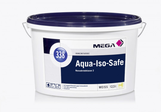 Mega 338 Aqua- ISO- Safe weiß - 5 L
